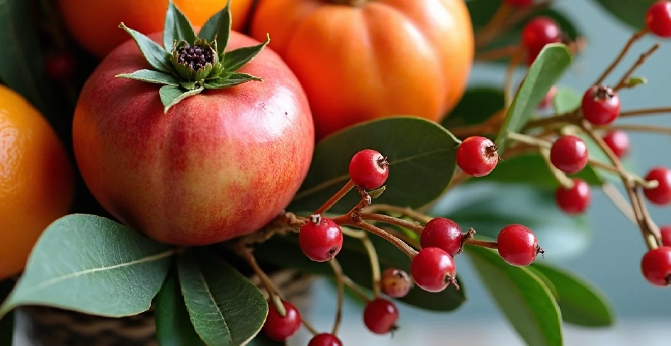 decorating-with-seasonal-fruits-and-botanicals-for-natural-flair